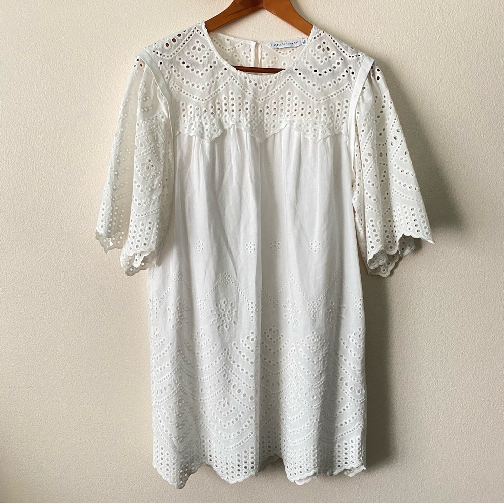 Rebecca Minkoff White Eyelet Dress